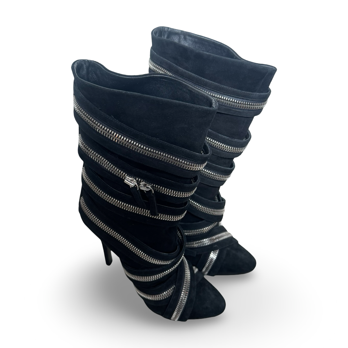Balmain x guiseppe zanotti fw09 zipper boots