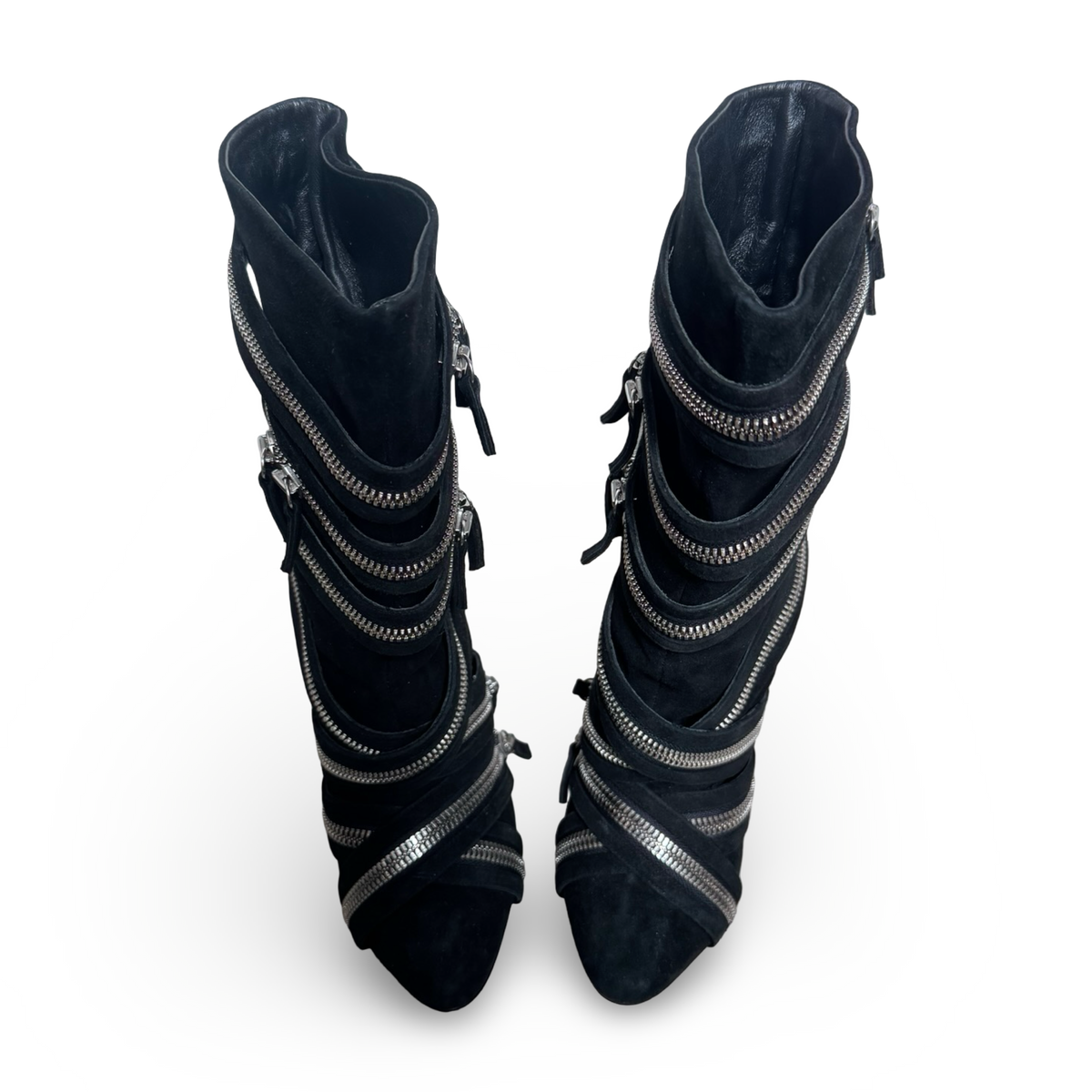 Balmain x guiseppe zanotti fw09 zipper boots