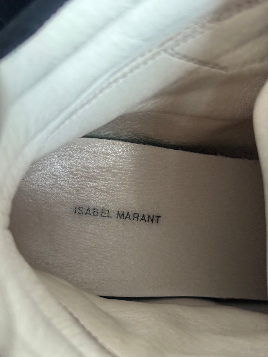 isabel marant bekett black/red wedge sneakers