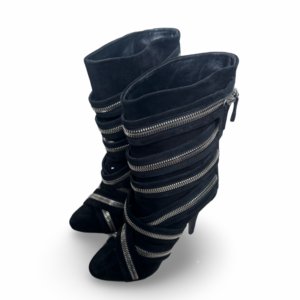 Balmain x guiseppe zanotti fw09 zipper boots