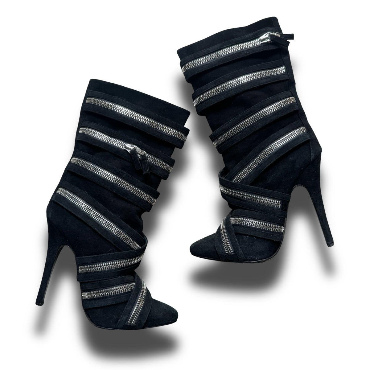 Balmain x guiseppe zanotti fw09 zipper boots