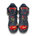 guiseppe zanotti rose velvet black leather limited edition hightops