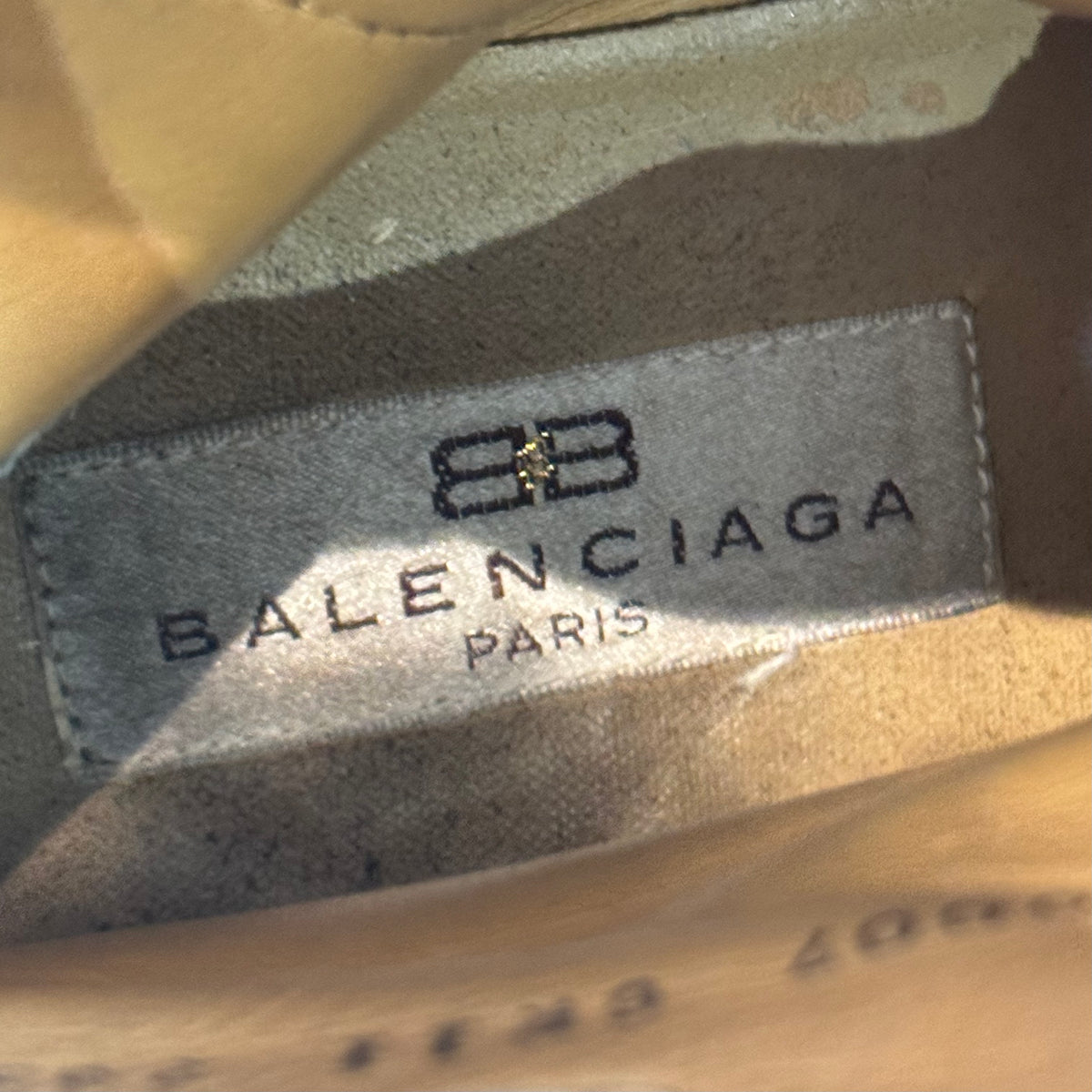 Balenciaga vintage black leather boots